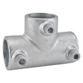 Global Industrial 1 Size 90 Degree Three Socket Tee Pipe Fitting 1.375 Fitting I.D. 798724
